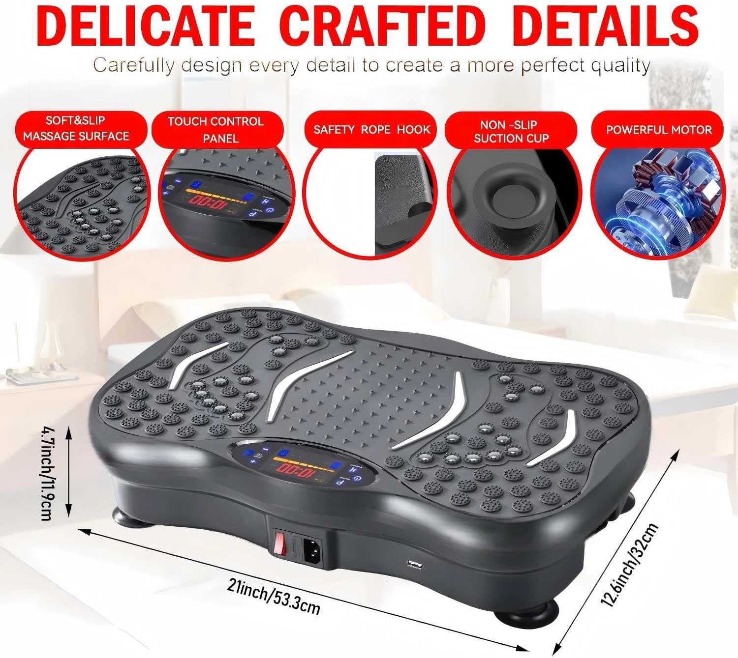 Thumbnail 3 de Fitsupport Plataforma Vibratoria 120 velocidades 450 lb