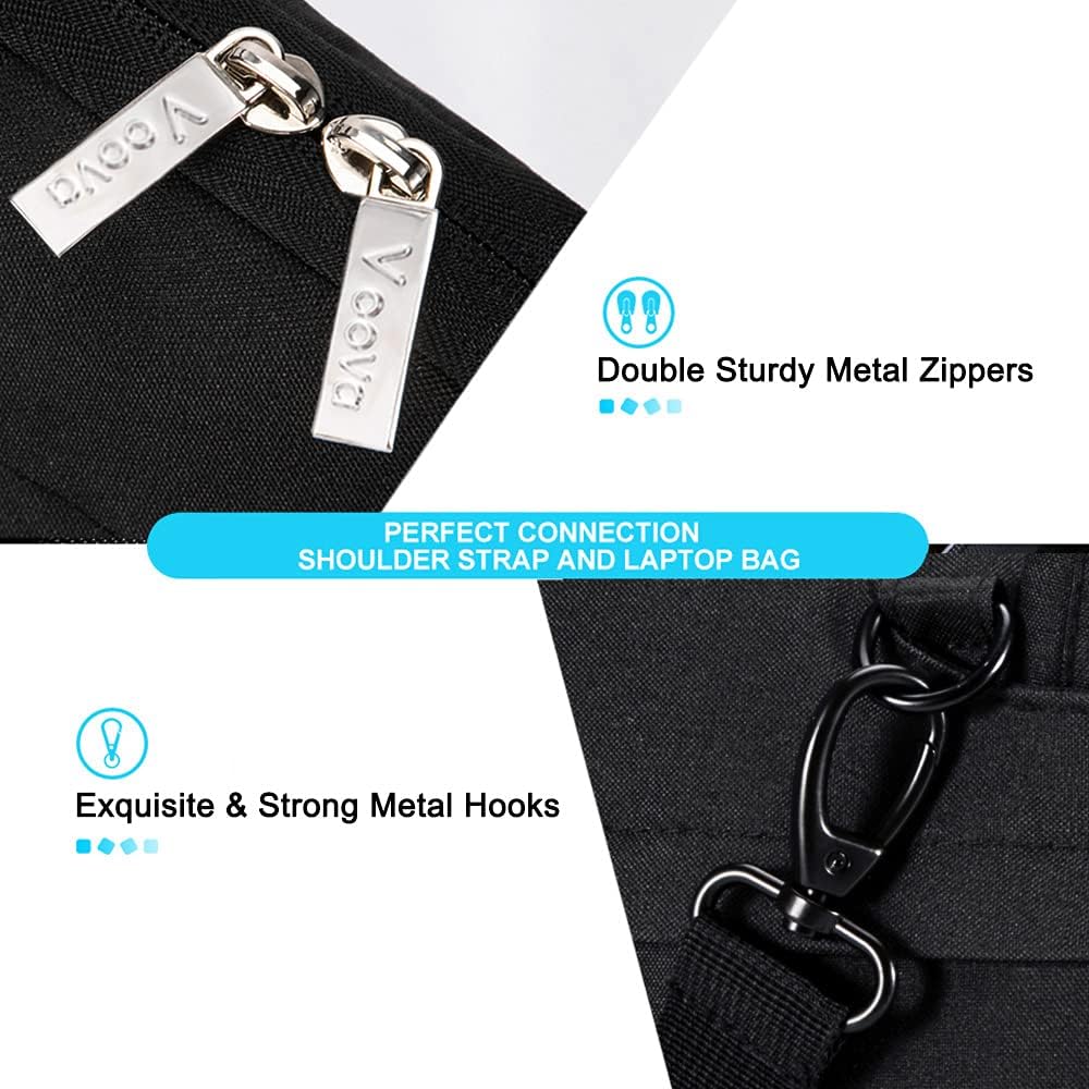 Thumbnail 5 de Voova Laptop Bag Case 13-14 Inch: Slim, Waterproof Sleeve with Shoulder Straps