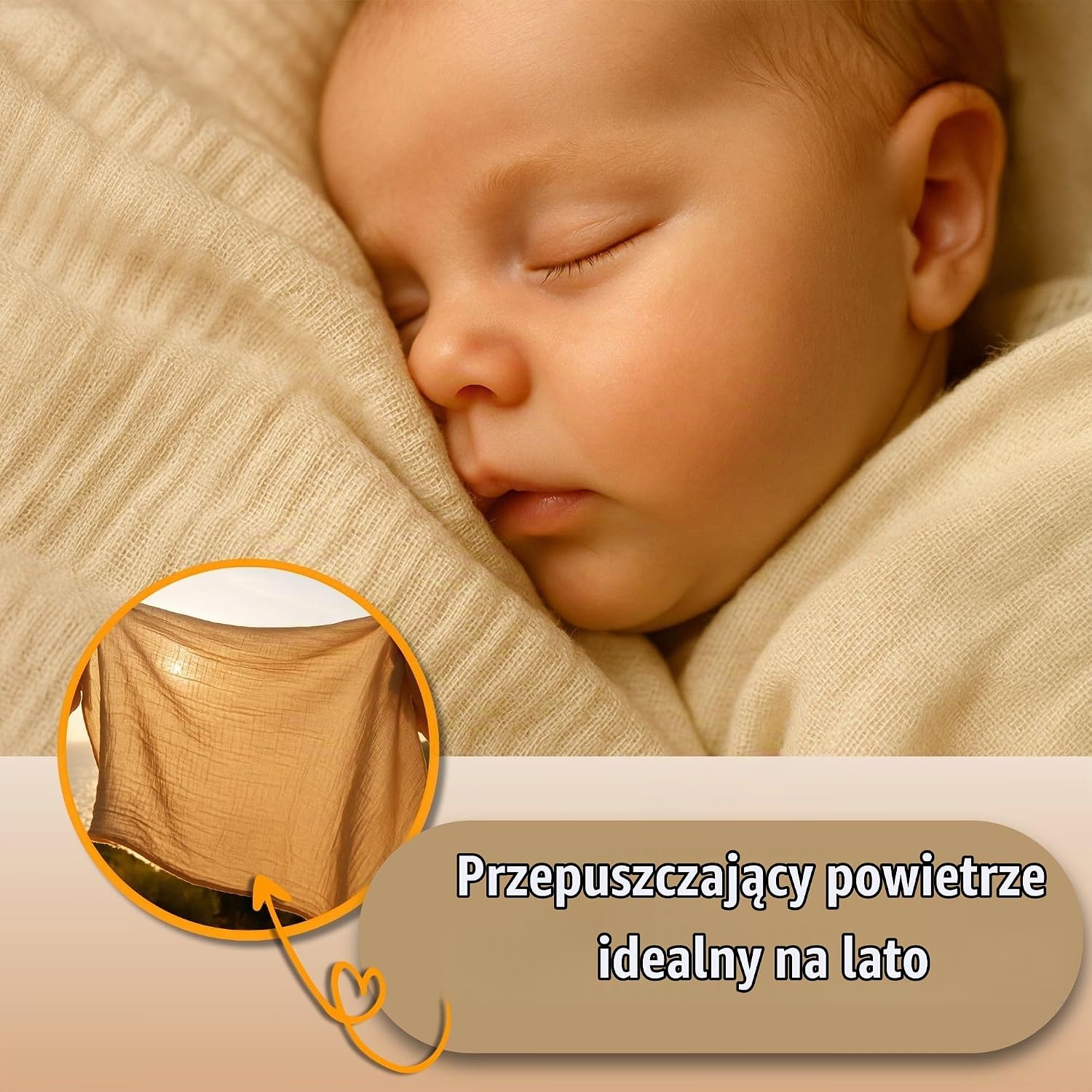 Detalle de Totsy Baby pościel niemowlęca 100 × 135 cm, bawełniana, z zamkiem
