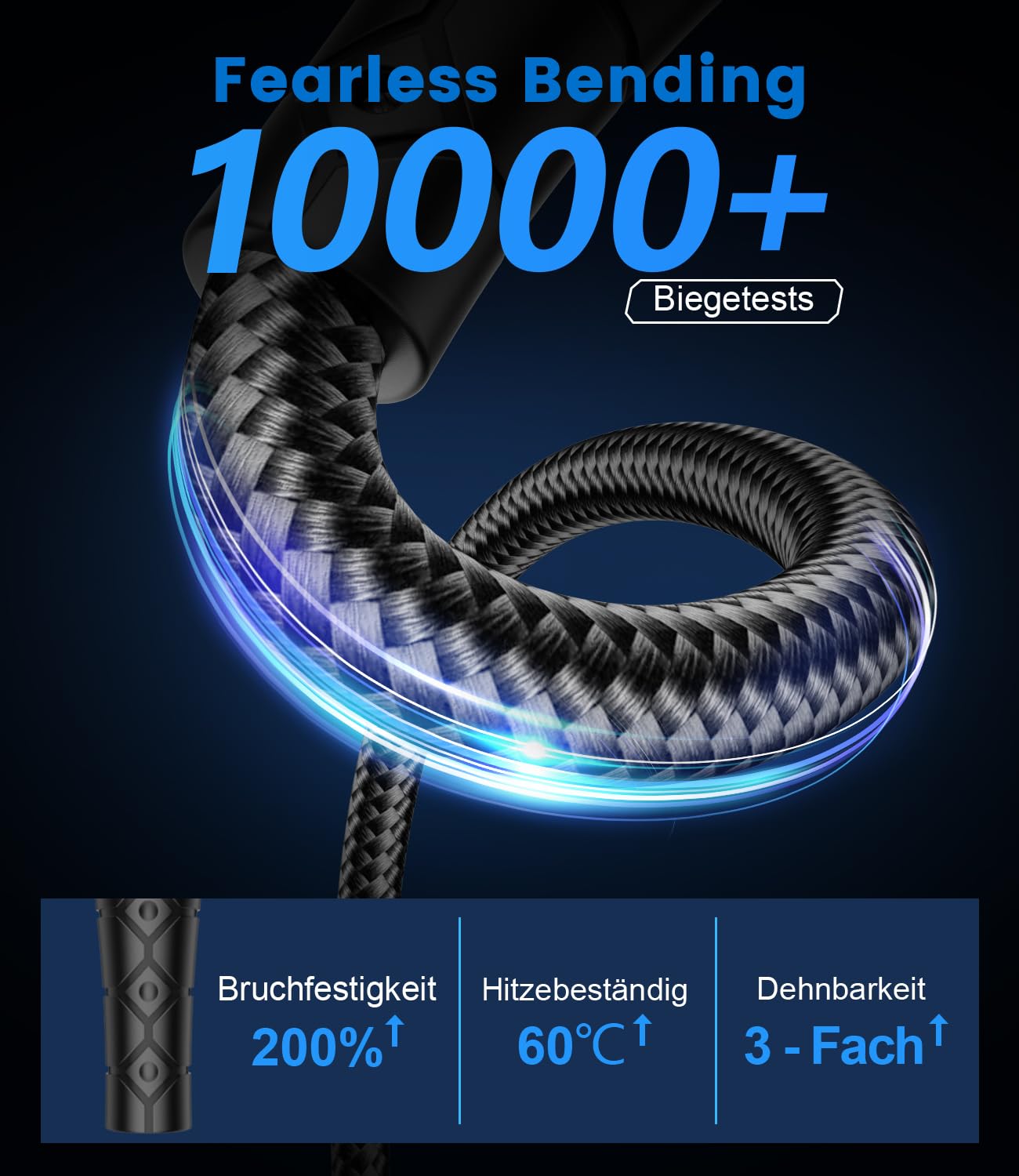 Detalle de SOUNDFAM Doppeltes 90 Grad RCA Subwoofer Kabel 1 M – 24K vergoldete Stecker, flexibles Right-Angle Kabeldesign