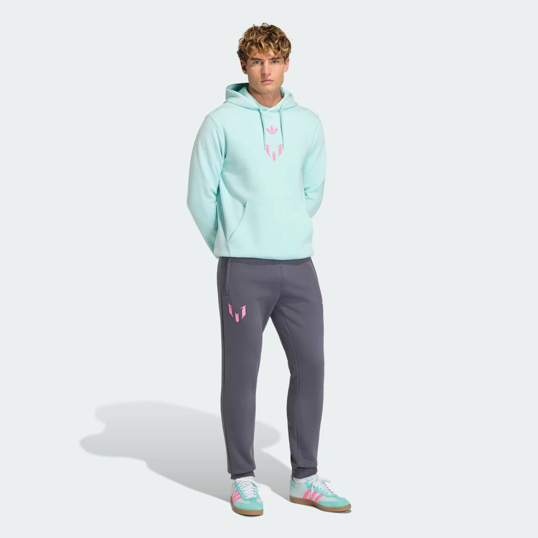 Thumbnail 2 de Pantalón Messi de Adidas — gris, para el día a día