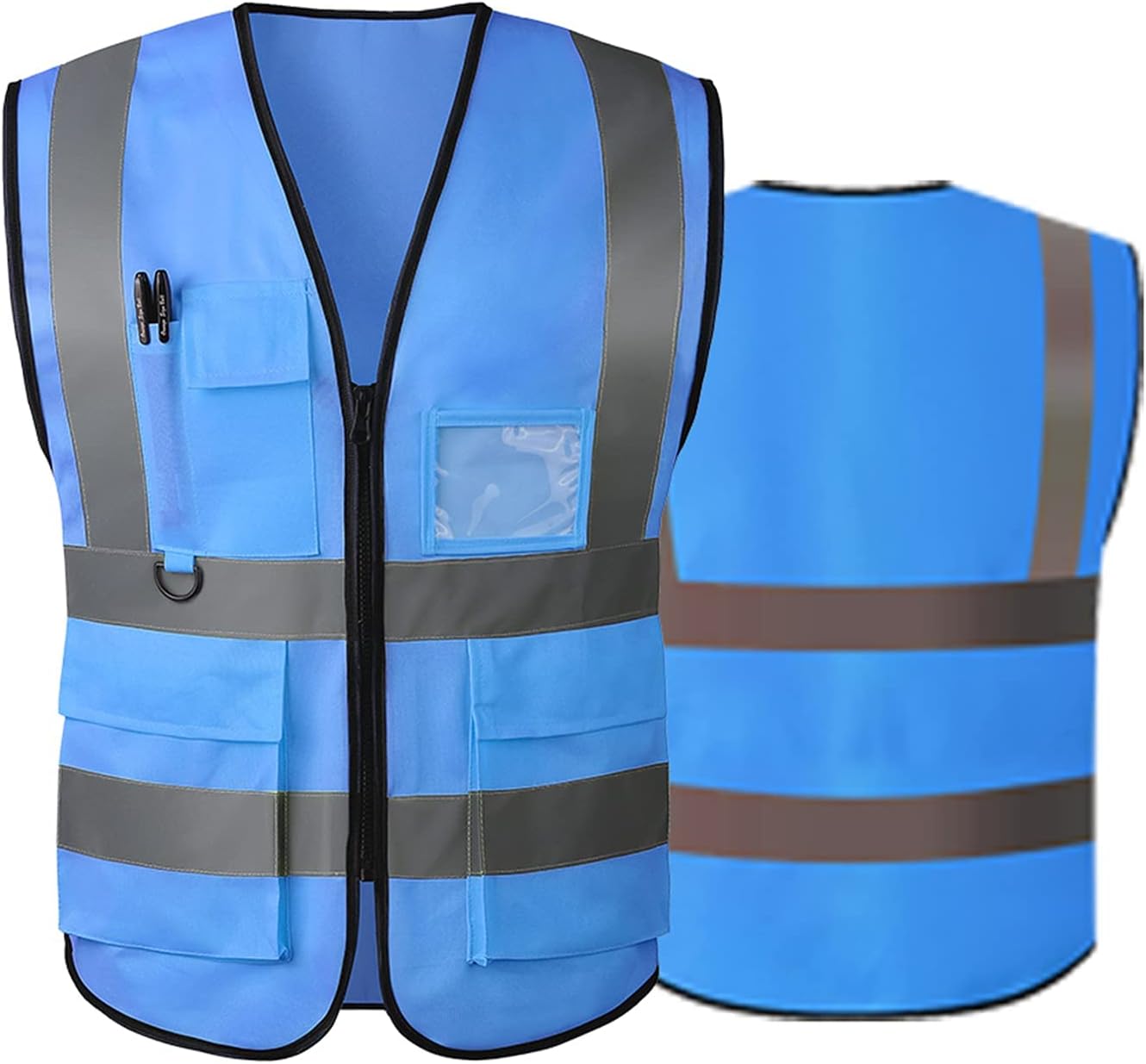 Thumbnail 6 de Tydon Guardian Hi Vis Reflective Vest – ANSI/ISEA 107 Class 2, 5 Pocket Breathable Safety Vest