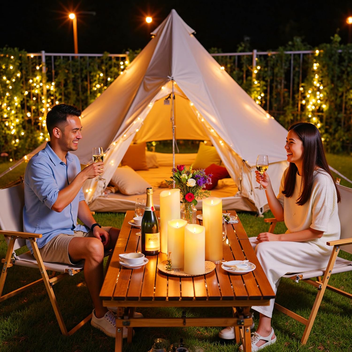 Thumbnail 4 de Glowtink Outdoor Flameless Candle 12in x 4in
