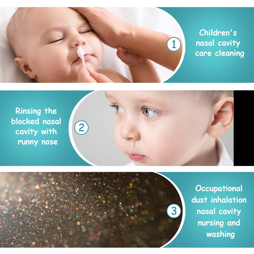Thumbnail 2 de Vicloon Nasenspüler – 4er Set mit Silikon-Nasenspitzten (10 ml) für Babys und Kleinkinder