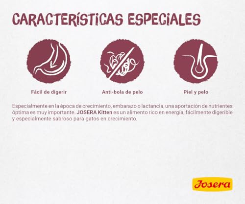 Detalle 2 de Josera Kitten 10 kg alimento para gatitos 🐱