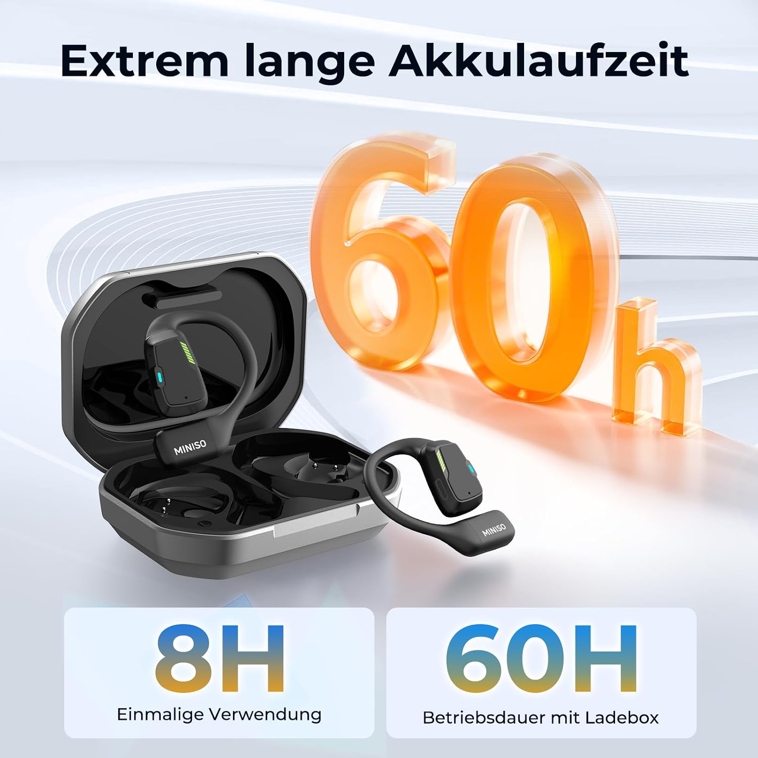 Thumbnail 6 de MINISO M98 AI Übersetzer Kopfhörer mit 134 Sprachen