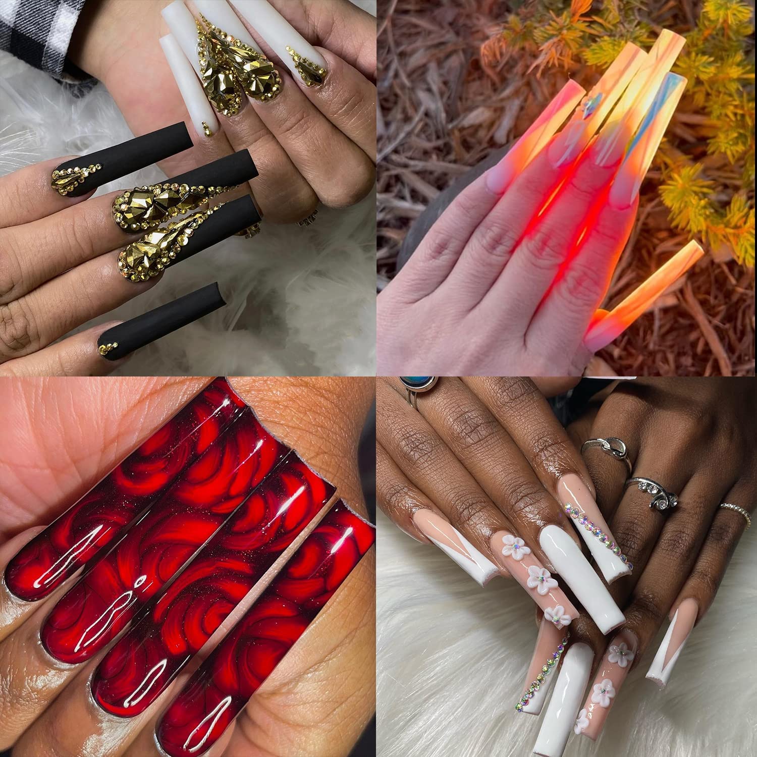 Thumbnail 1 de UNA GELLA Nail Tips Square XXL 120 Stück