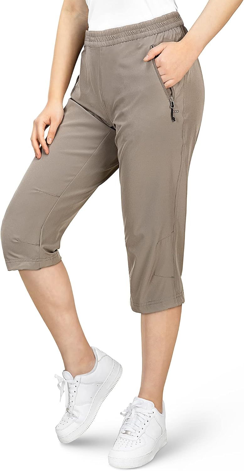 Thumbnail 6 de 33,000ft Damen 3/4 Hose Capri Wanderhose – Leichtes, stretchiges Outdoor-Outfit mit Taschen