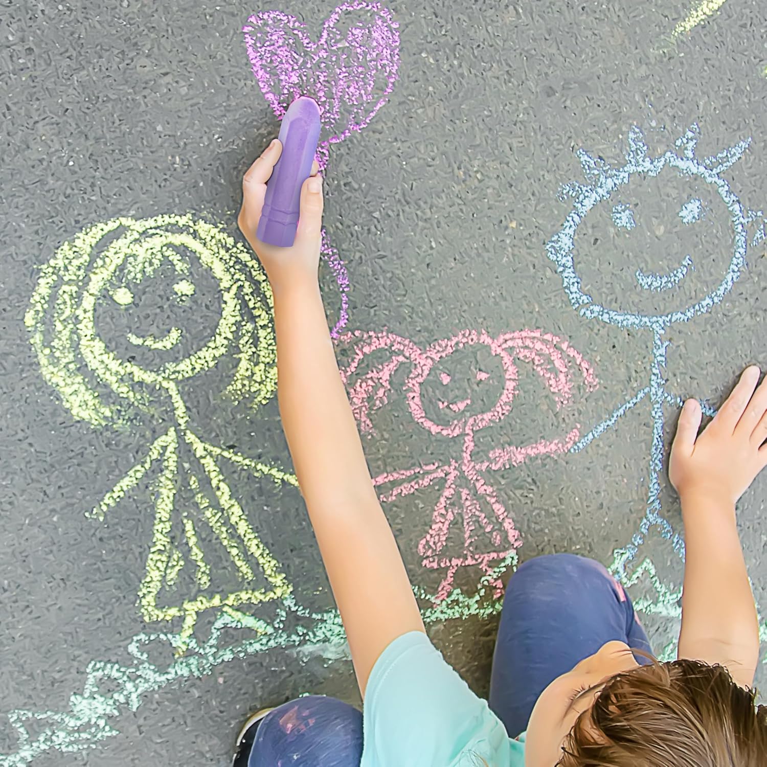 Thumbnail 5 de JOYIN 48-Piece Cone Shaped Washable Sidewalk Chalk Set (12 Colors)