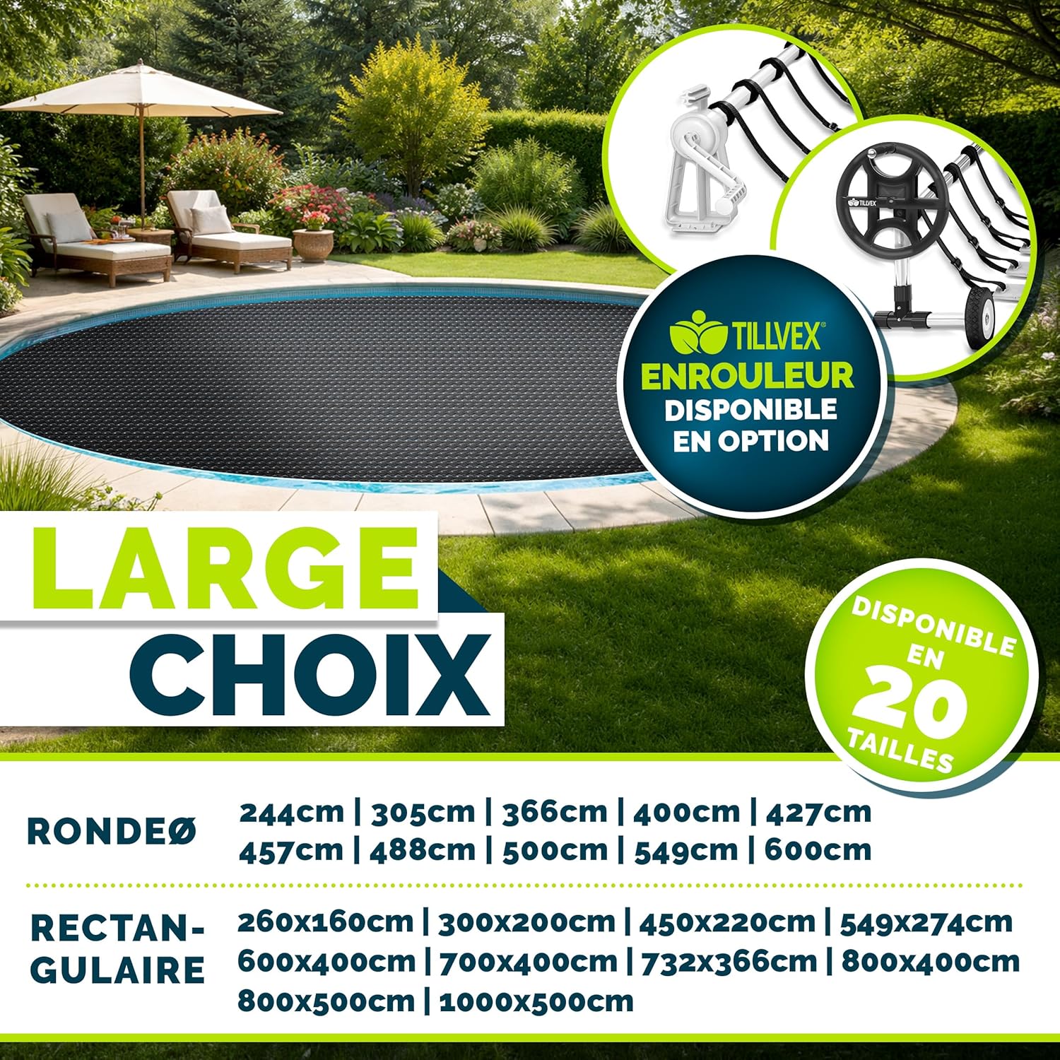 Thumbnail 1 de tillvex Bâche Solaire Piscine 732x366