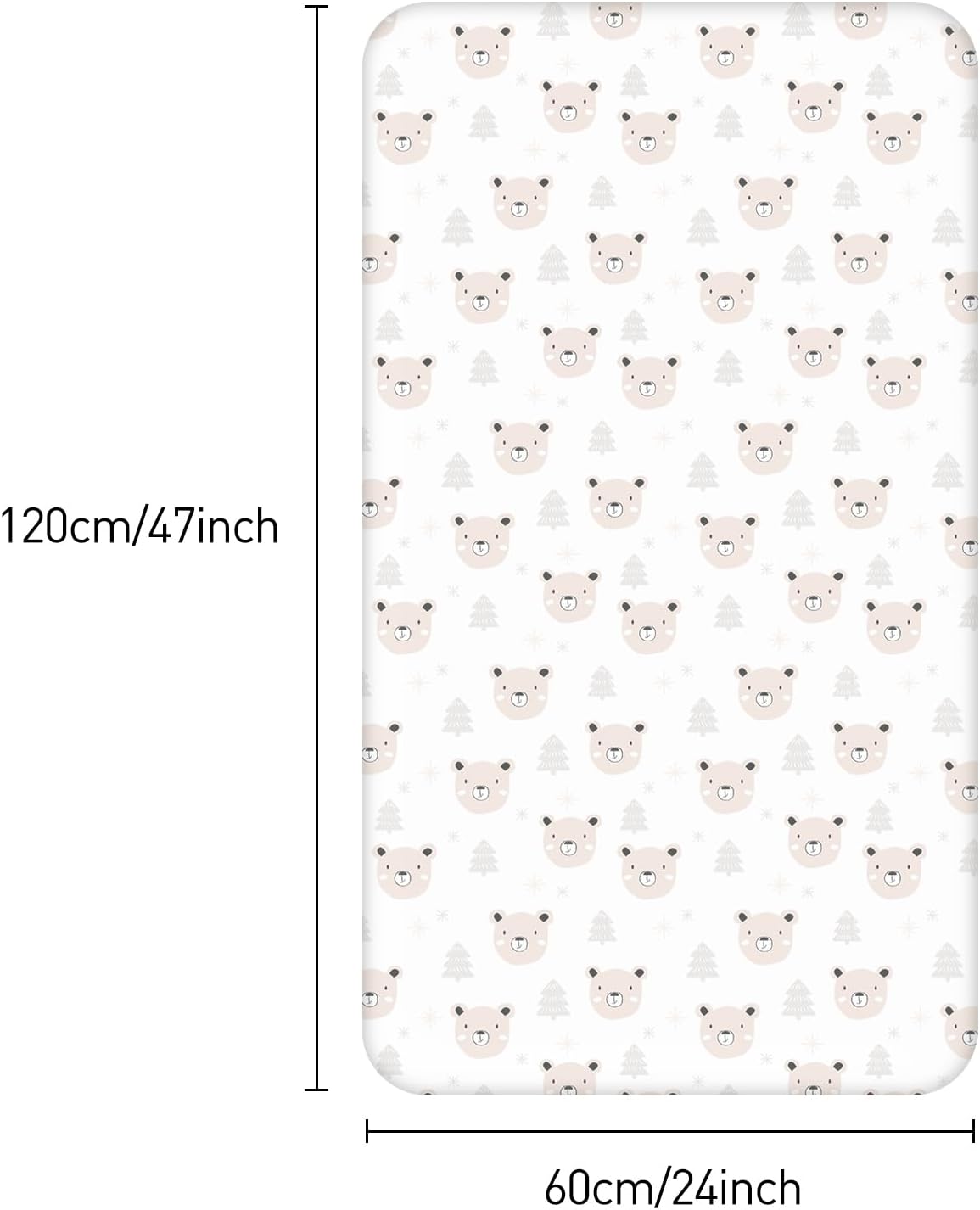 Detalle 2 de GLLQUEN BABY Cot sheets, 120 x 60cm
