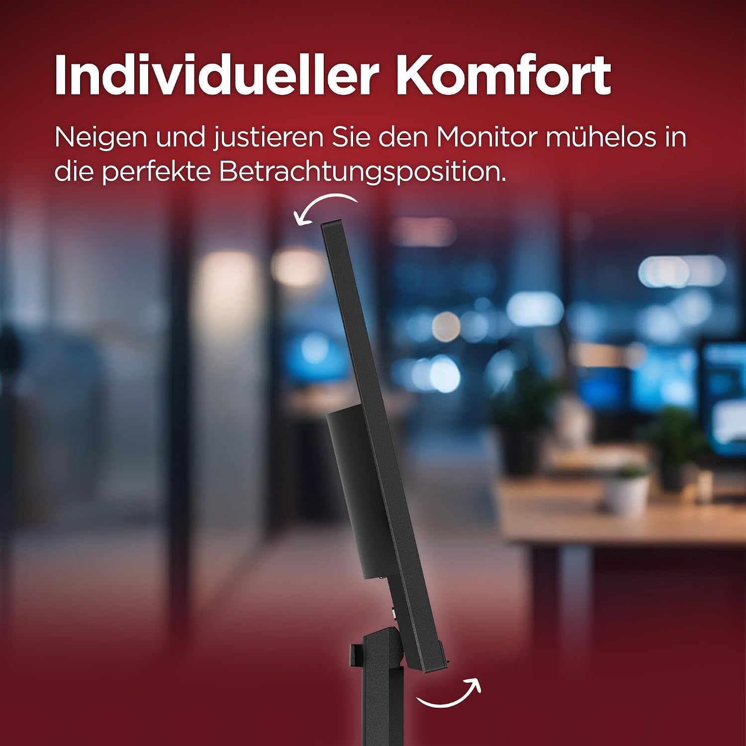 Thumbnail 6 de Lenovo L24-4e: 23,8" Full HD IPS-Monitor mit flexibler Anschlussvielfalt