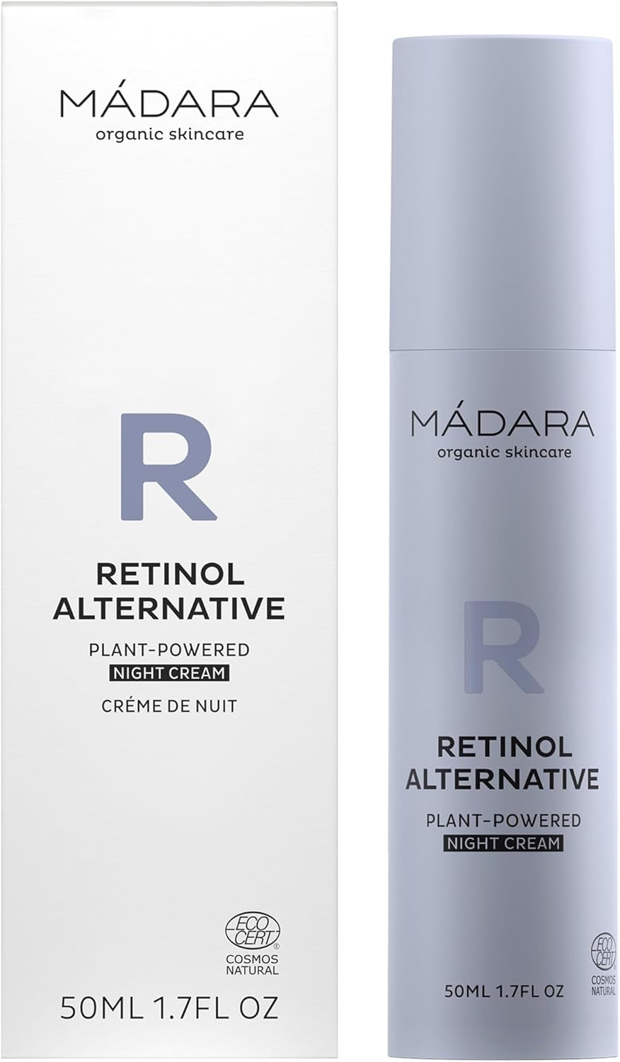 Thumbnail 1 de MÁDARA Rétinol Alternative Crème de nuit végétale 50 ml – Soin nocturne anti-âge à l’extrait Bidens Pilosa