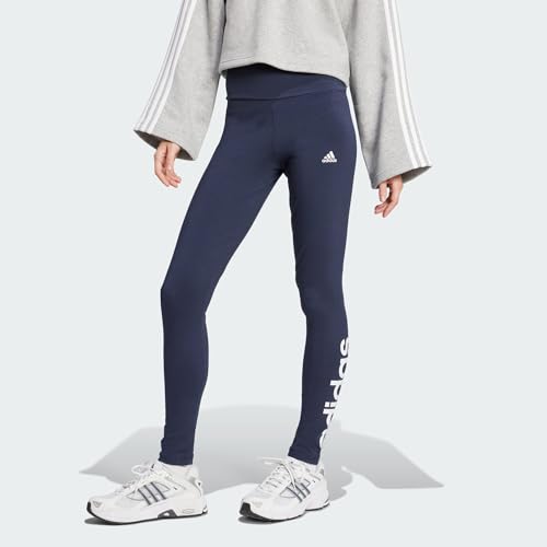Thumbnail 1 de adidas Mujer Leggings Altos Essentials con Logo, Legend Ink  🖤