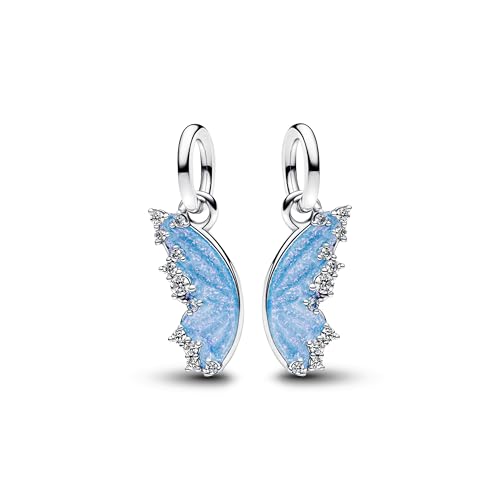Detalle de PHCLASY Beautiful Butterfly Charms: charm de plata 925 para pulseras y collares, Halloween
