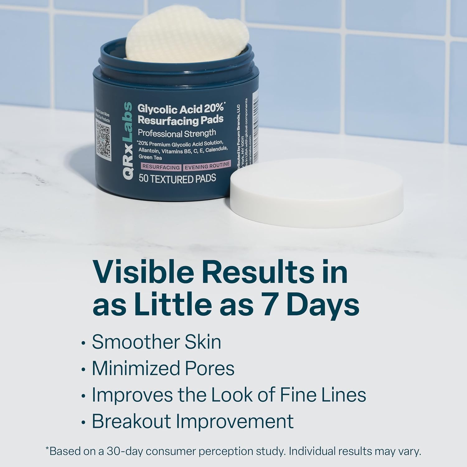 Thumbnail 4 de QRxLabs Glycolic Acid Pads 20%
