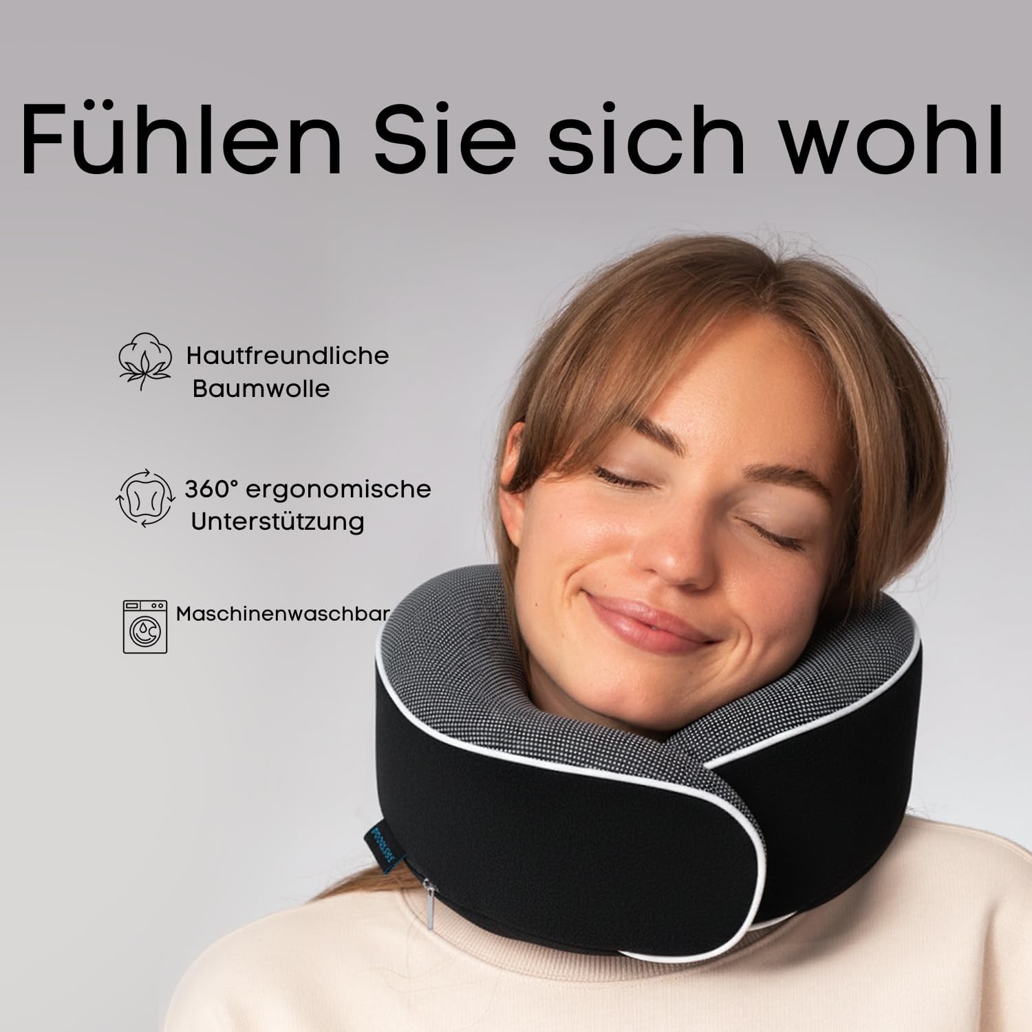 Detalle 2 de Proglobe Nackenkissen Memory Foam 100%