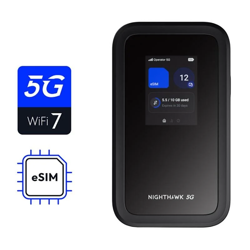 Detalle 2 de Netgear Nighthawk M7 5G WiFi 7 router portátil con eSIM y módem 5G integrado