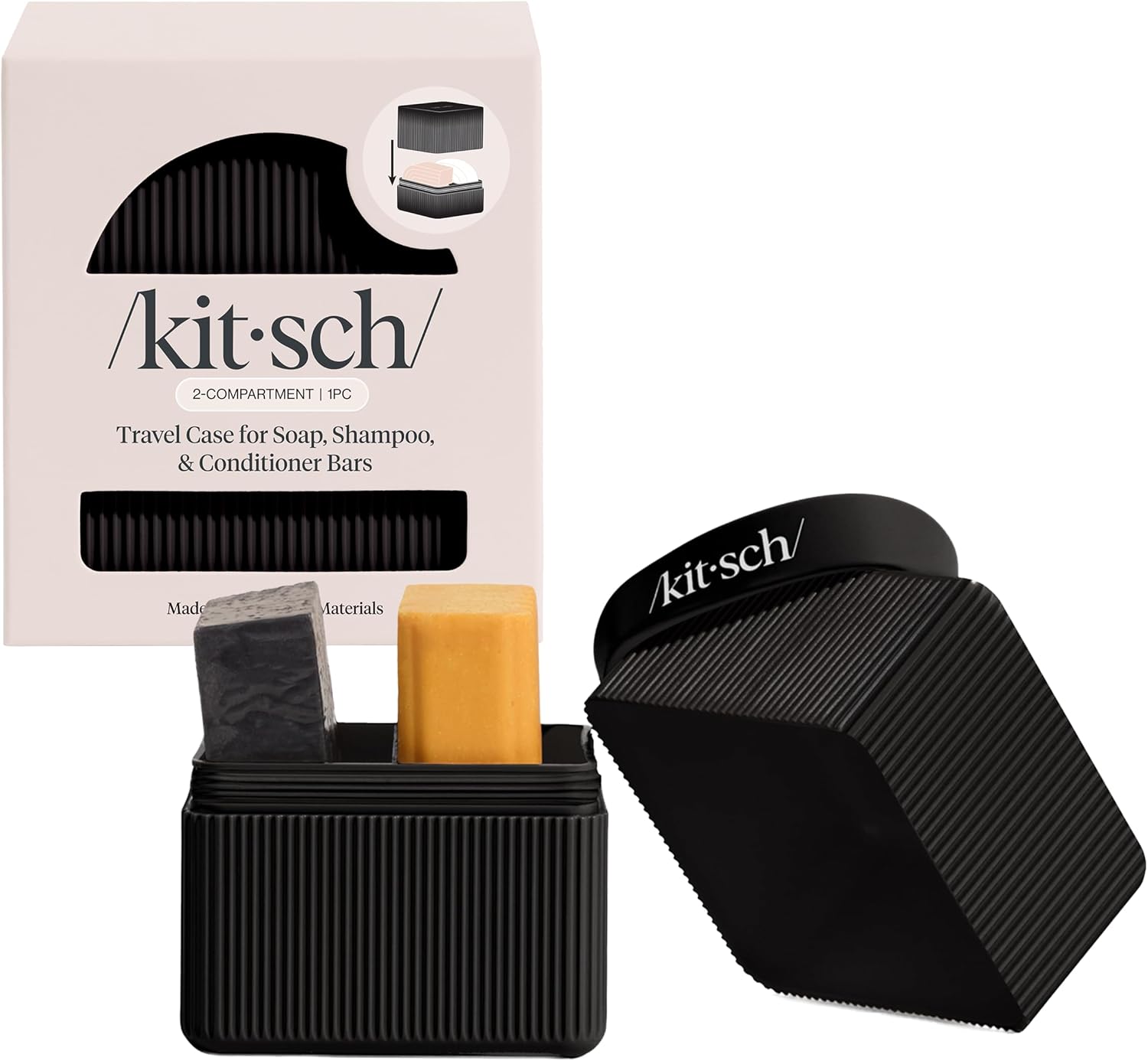 Thumbnail 1 de Kitsch 2-Compartment Travel Soap Case