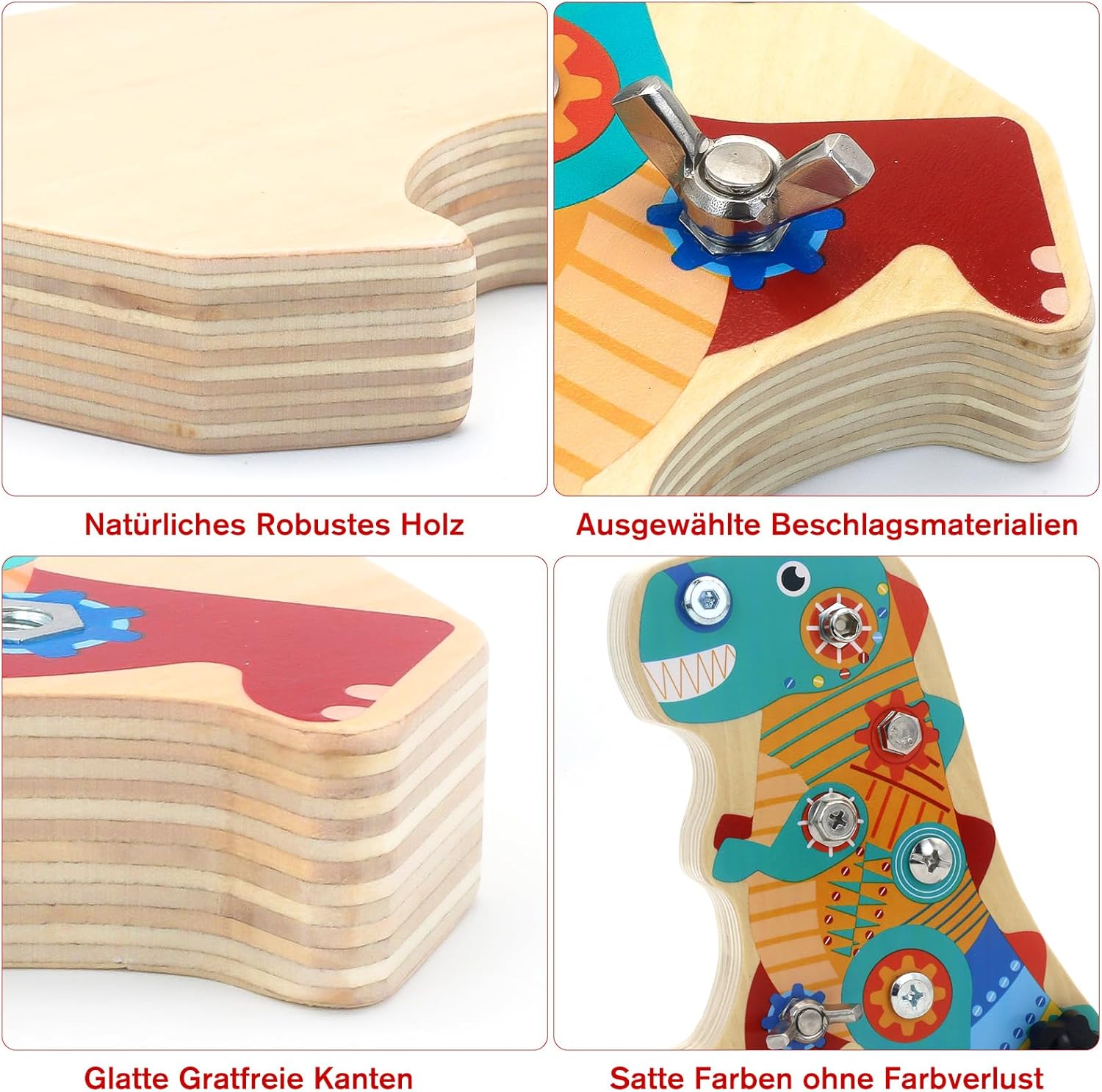 Thumbnail 2 de Liangding Montessori Busy Board Dino, ab 3 Jahren