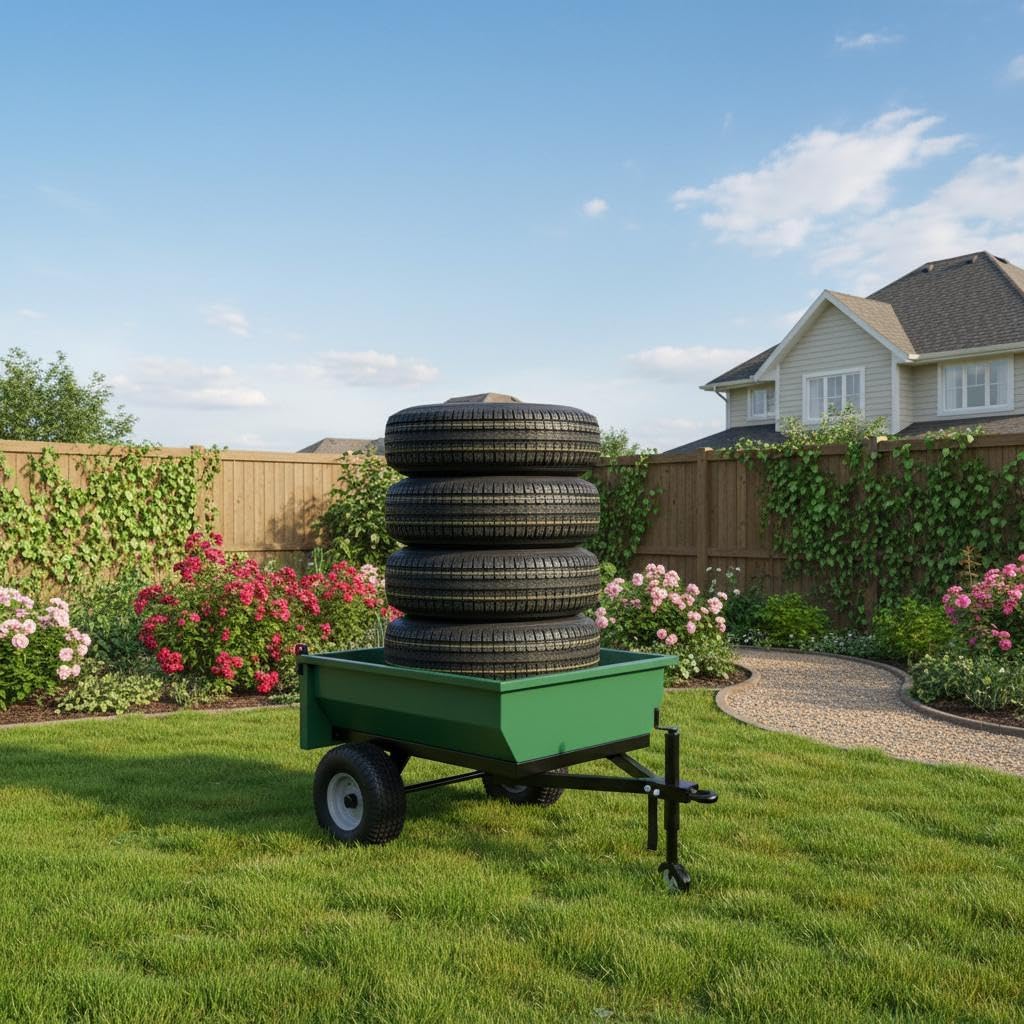 Thumbnail 6 de GarveeTech 2PCS 4.80-8 Utility Trailer Tires (4 Lug) — 760 lbs max load, 90 PSI