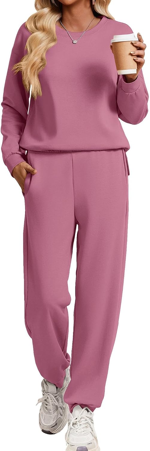 Detalle de Ekouaer Women's Lounge Set, Cotton Blend