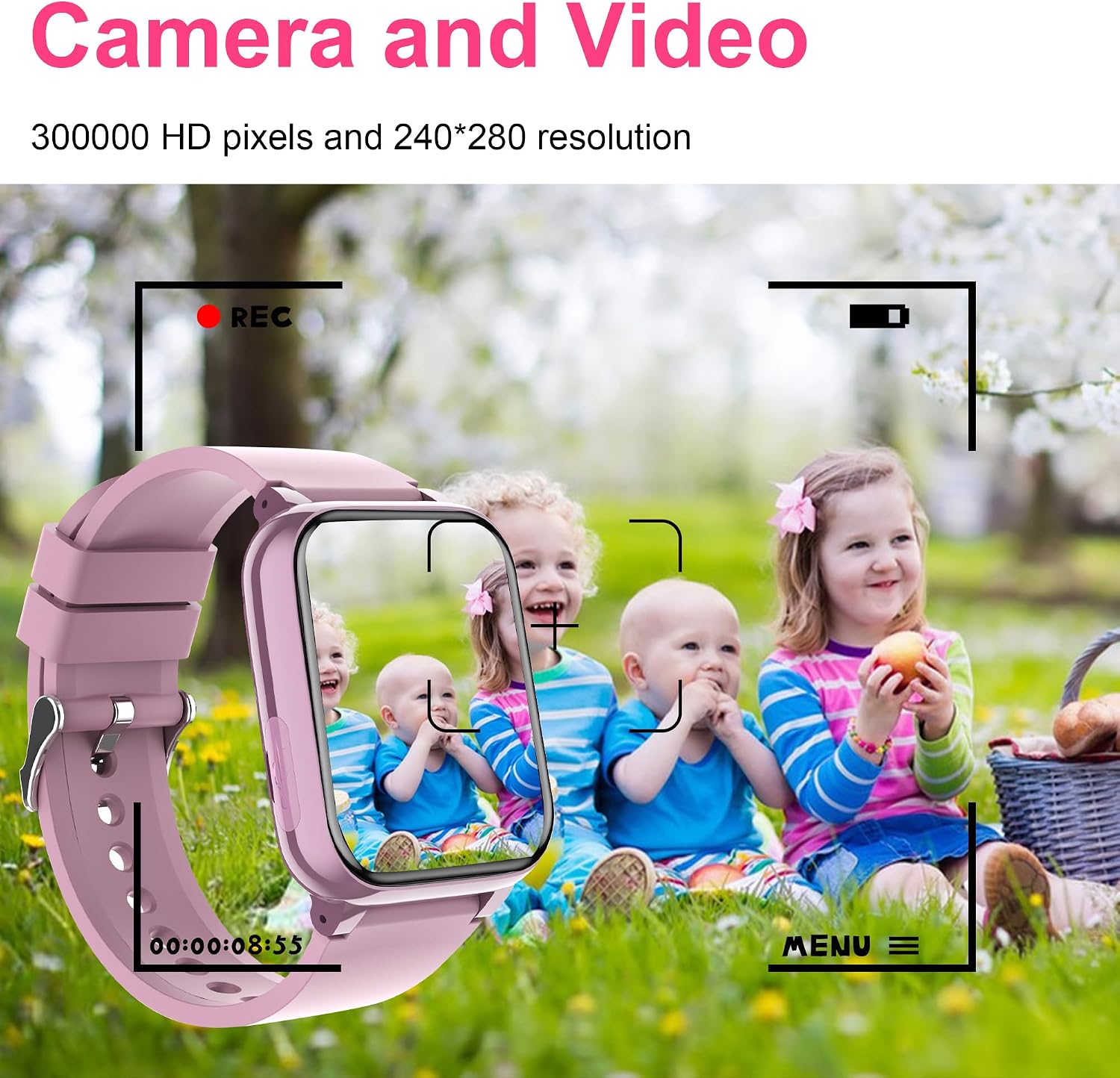 Detalle de Moikmlih Kids Smart Watch with 13 alarms