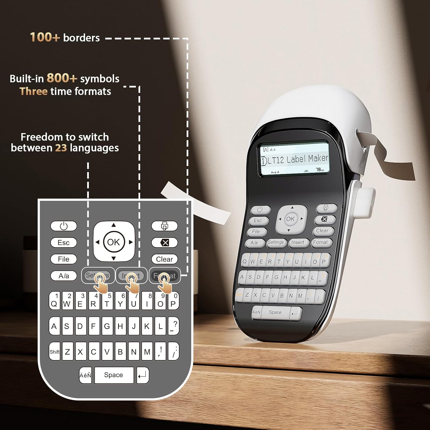 Thumbnail 4 de Phomemo LT12 etichettatrice portatile 1200 mAh