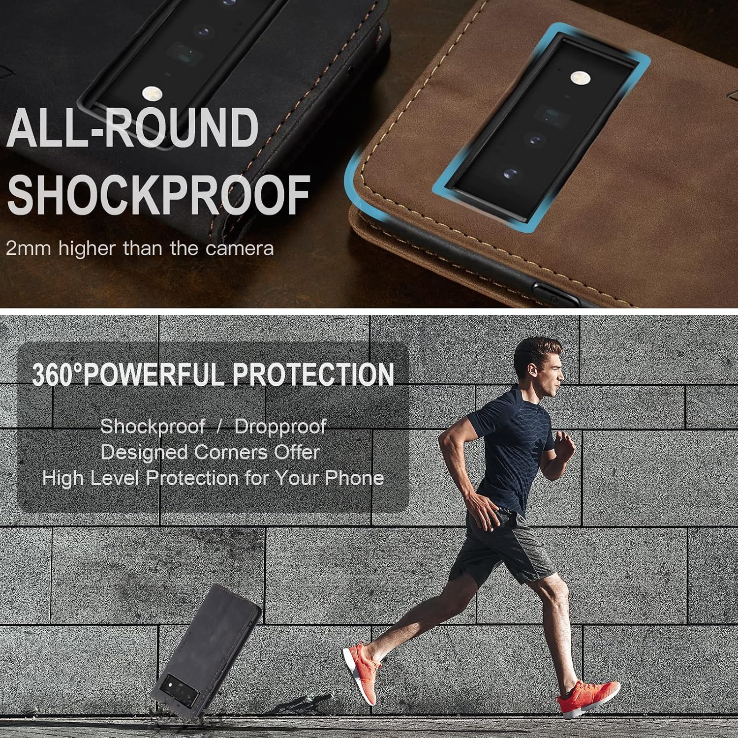 Thumbnail 6 de Google Pixel 6 Pro leather wallet case