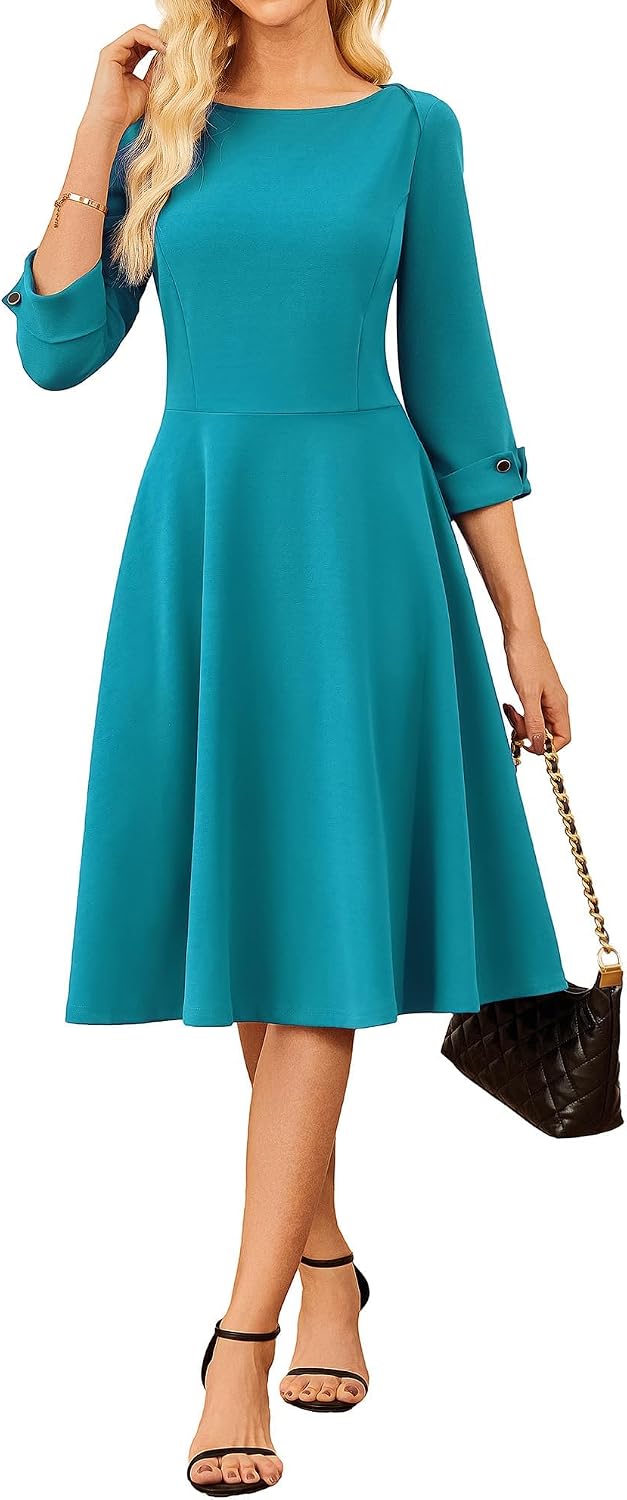 Thumbnail 6 de GRACE KARIN 2025 Fit and Flare Midi dress