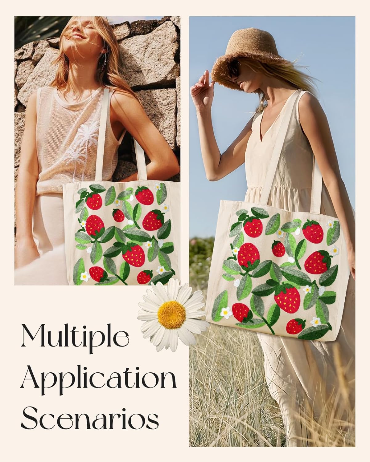 Thumbnail 5 de Miss Adola Embroidery Tote Bag