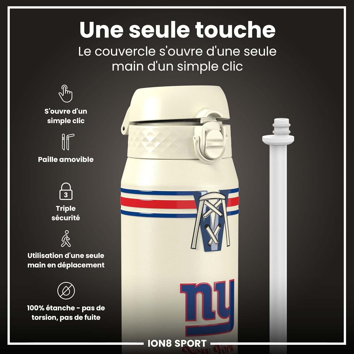 Detalle de Ion8 NFL New York Giants Gourde 750ml