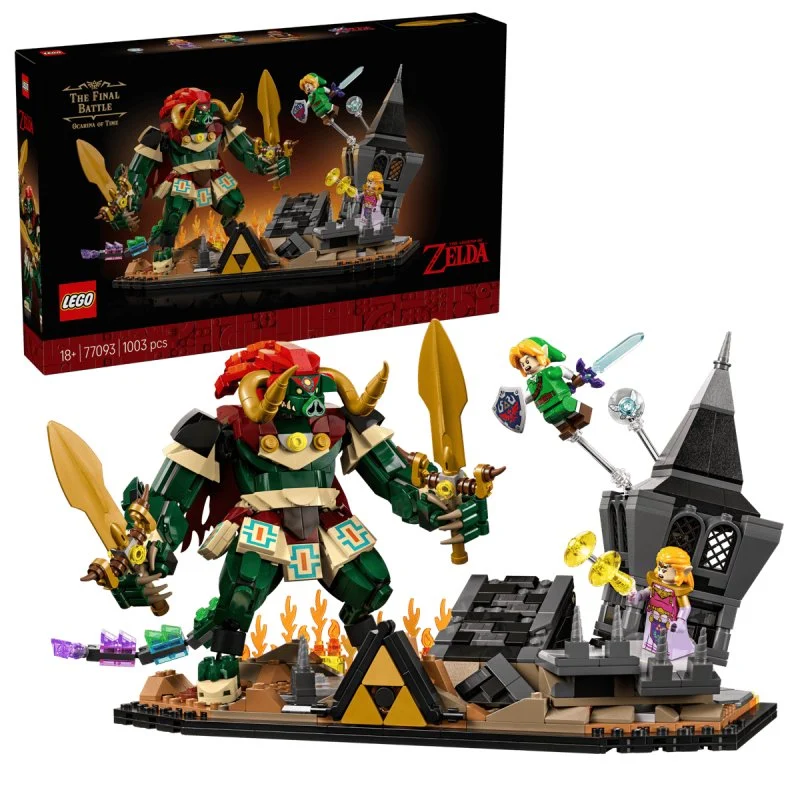 Detalle de LEGO The Legend of Zelda Ocarina of Time: La Batalla Final (77093) – 988 piezas
