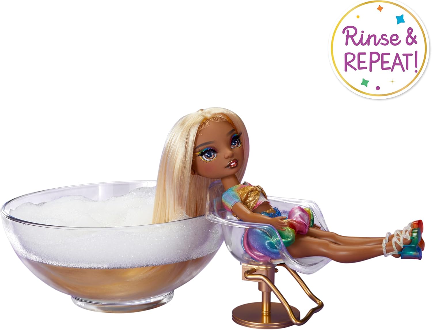 Thumbnail 4 de Rainbow High Meline 28 cm Puppe mit Haarkreide