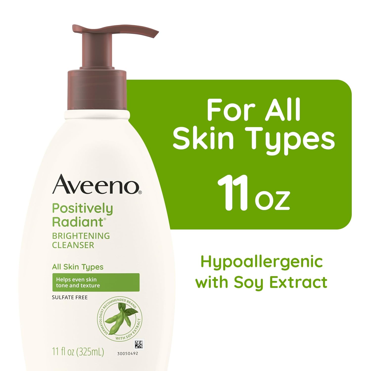 Detalle 2 de Aveeno Positively Radiant Cleanser 11 Fl Oz