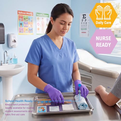 Thumbnail 6 de MedPride Powder-Free Nitrile Exam Gloves, Iris Blue, Medium (Box/100)