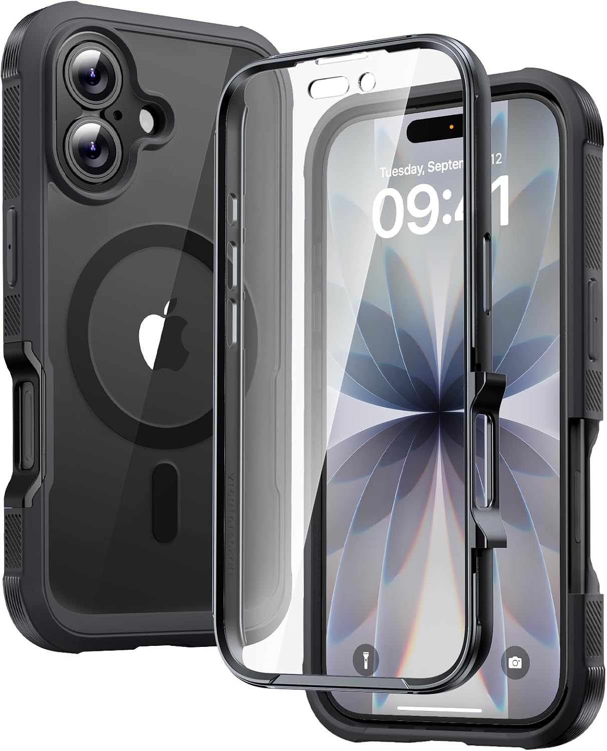 Detalle de Diaclara Hülle für iPhone 17 – 360° Vollschutz mit MagSafe, Militärschutz & Displayschutzfolie