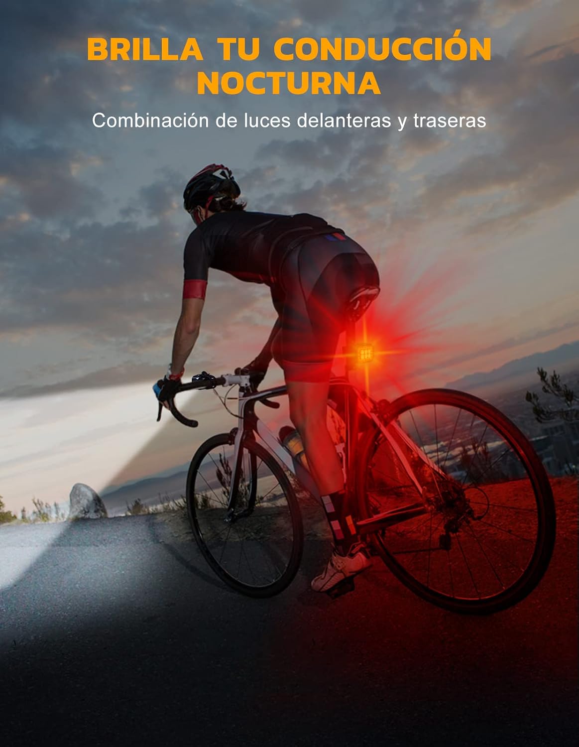 Thumbnail 1 de CIRYCASE Luz Bicicleta Ultrabrillante 8 modos