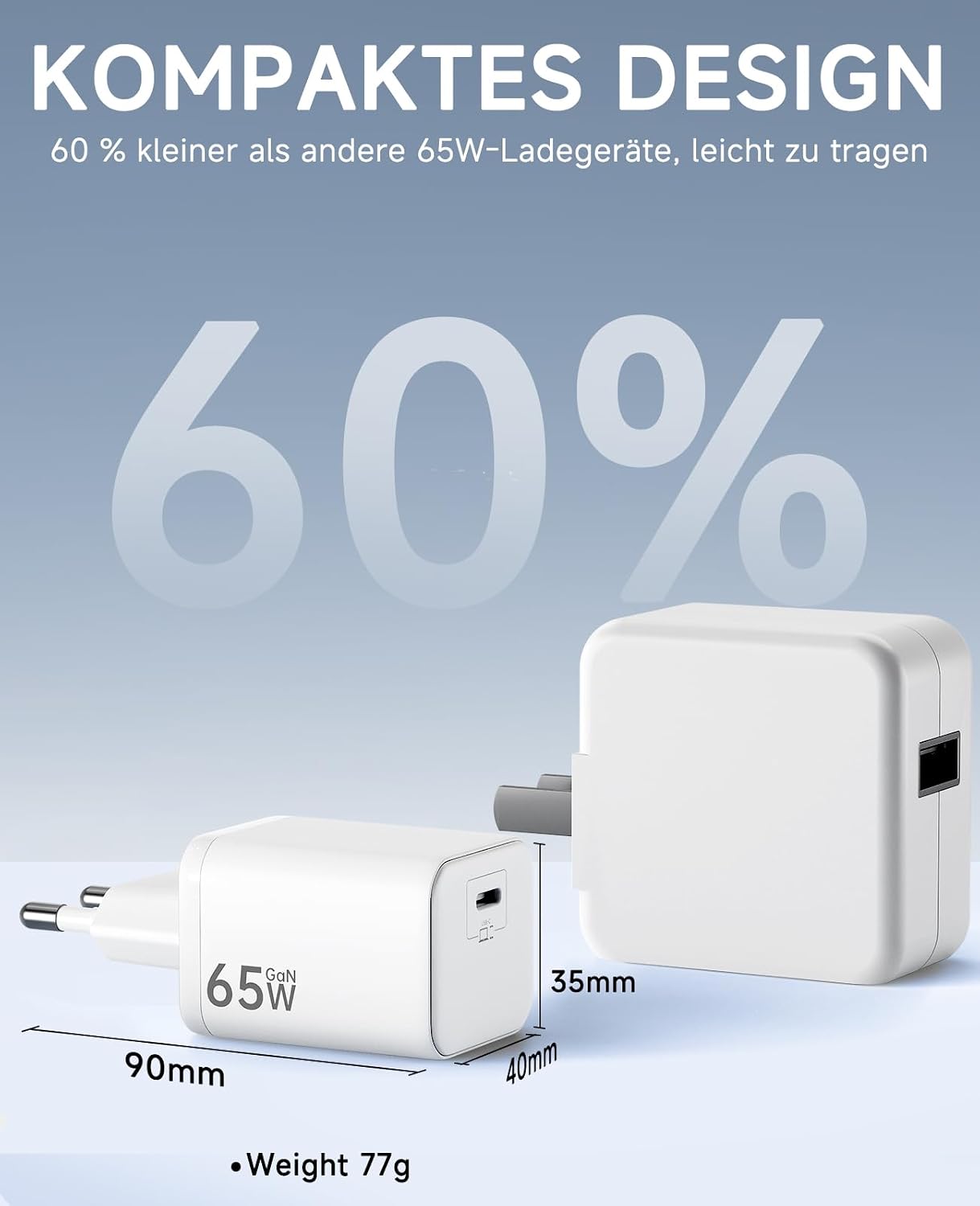 Detalle 1 de 65W USB-C GaN Ladegerät