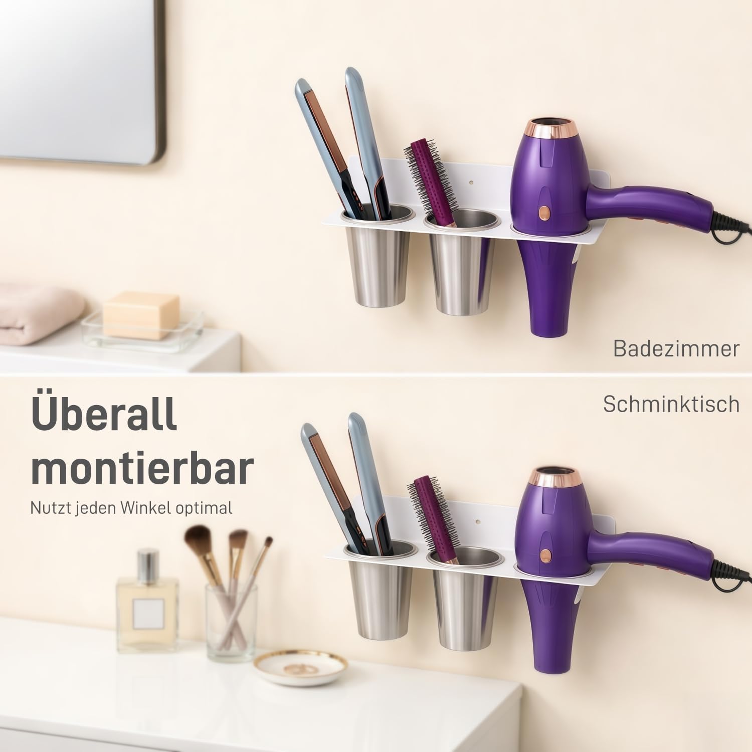 Detalle de Bowyune Föhn Halterung 3 in 1