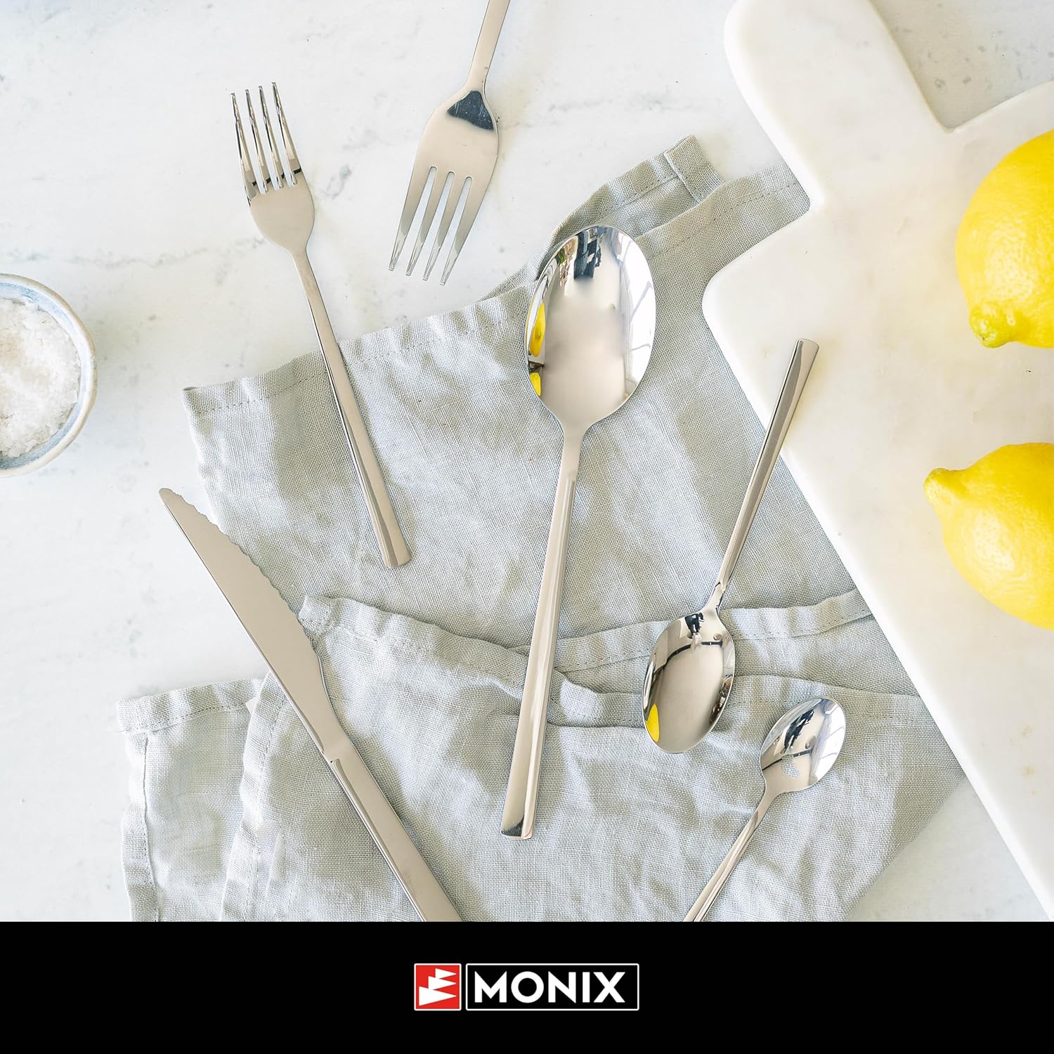 Thumbnail 2 de MONIX Amalfi | Set 24 piezas de cubiertos 🍴Elegancia y funcionalidad