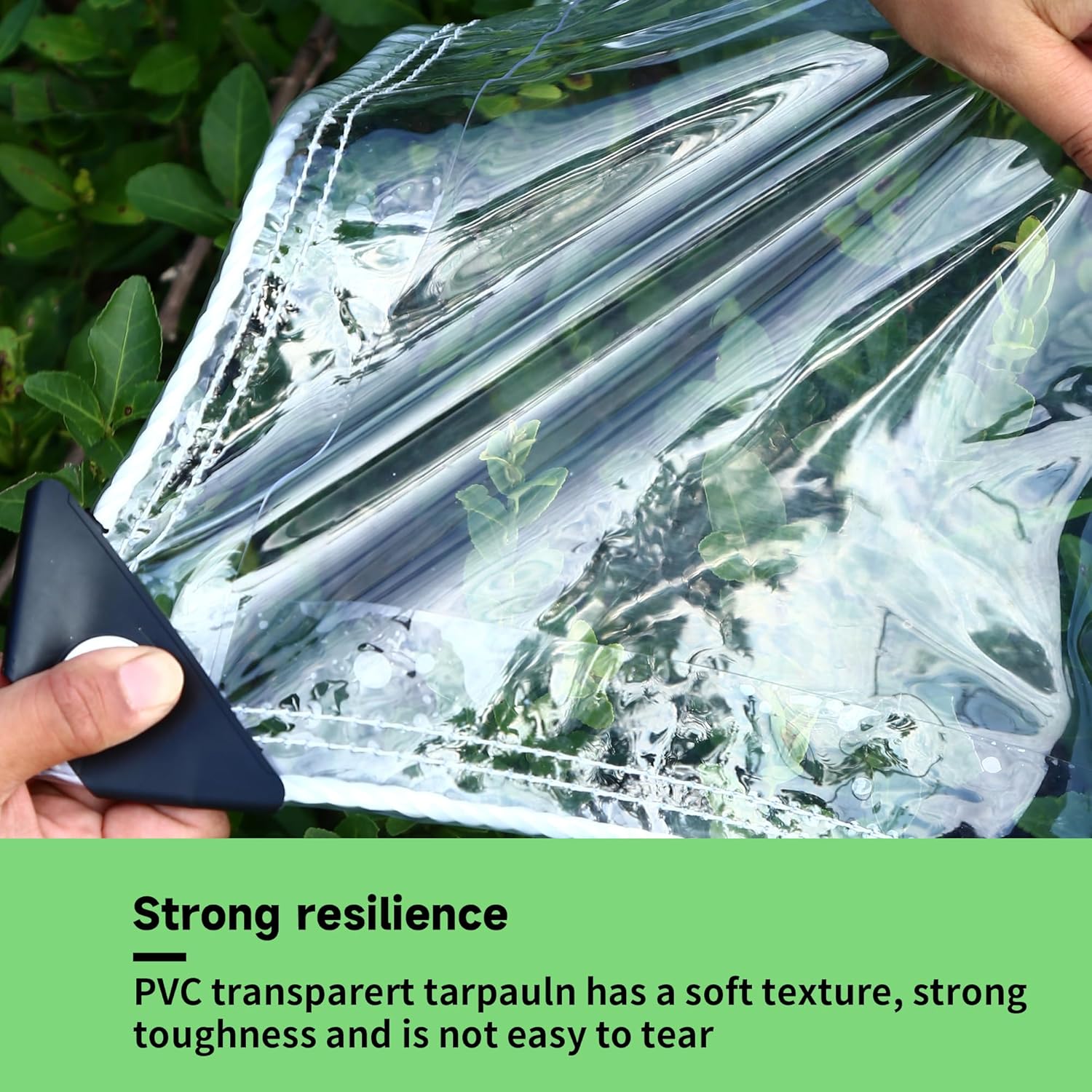 Thumbnail 2 de EASTARP 8'x16' clear vinyl tarp for greenhouse 🏕