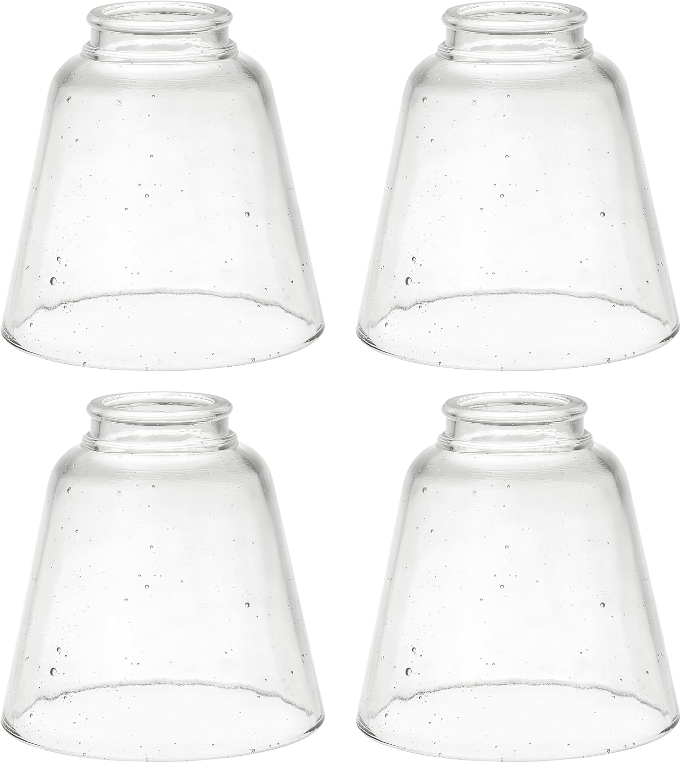 Detalle de Aspen Creative ceiling fan replacement glass shade, 2-1/8-inch fitter