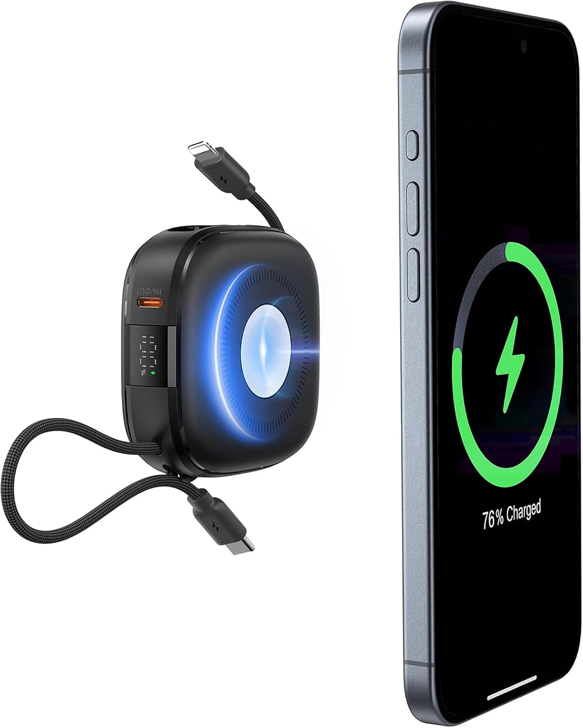 Detalle de Charmast Magnetische Powerbank 10000mAh PD 20W
