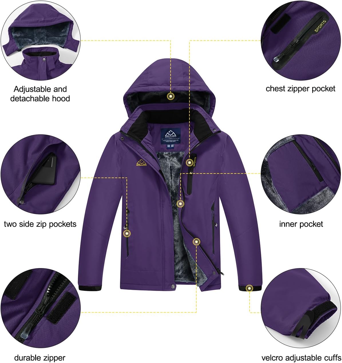 Thumbnail 3 de YSENTO Womens Waterproof Jacket