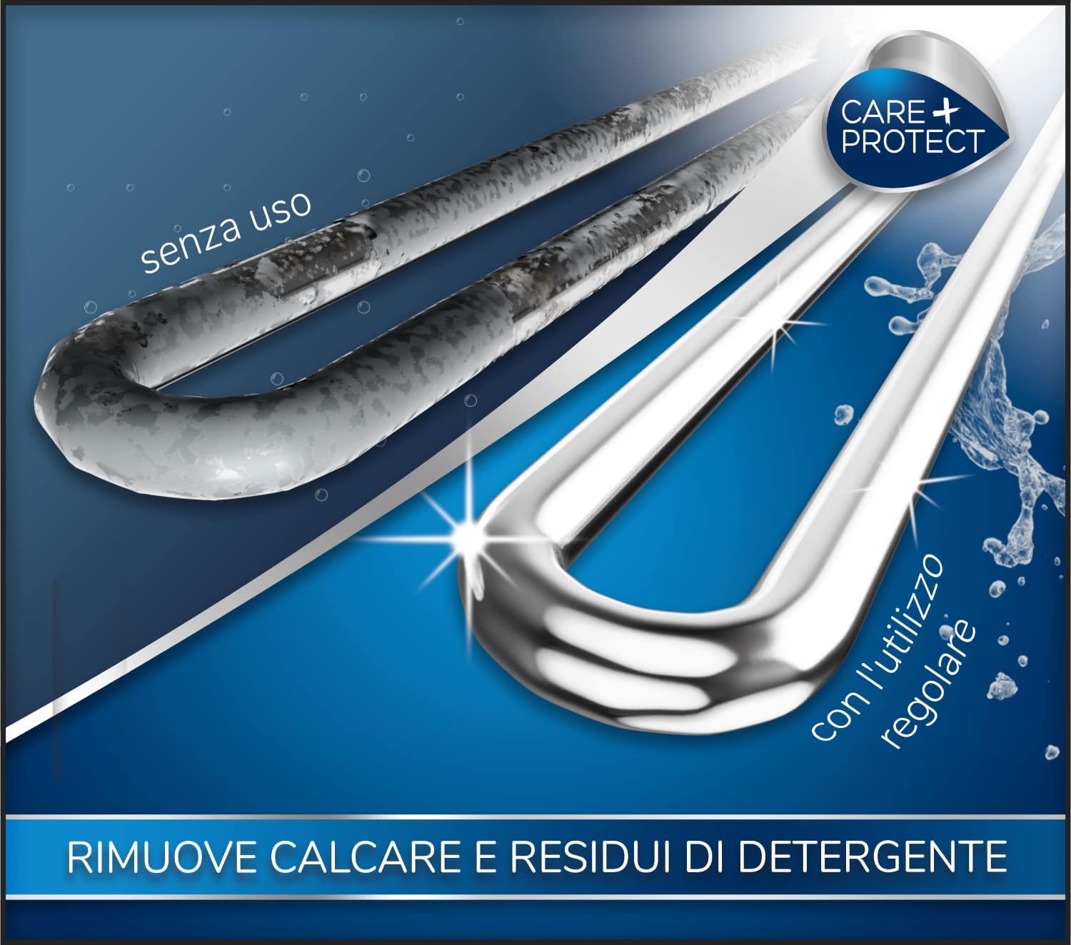 Thumbnail 2 de CARE + PROTECT 3in1 Anticalcare, Sgrassante e Igienizzante – 12 Bustine