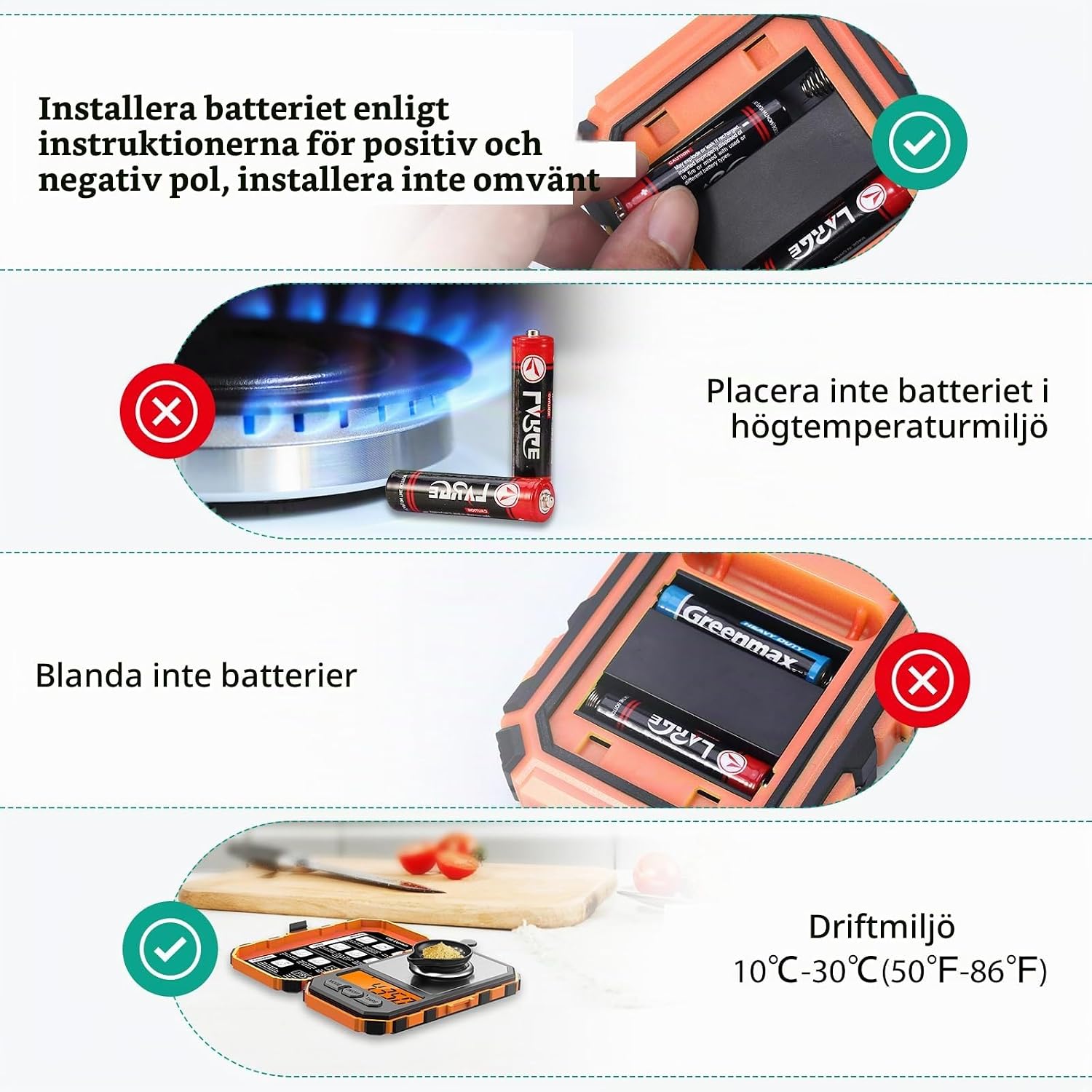 Thumbnail 6 de ORIA precisionsfickvåg 50 g/0,001 g i rostfritt stål, orange