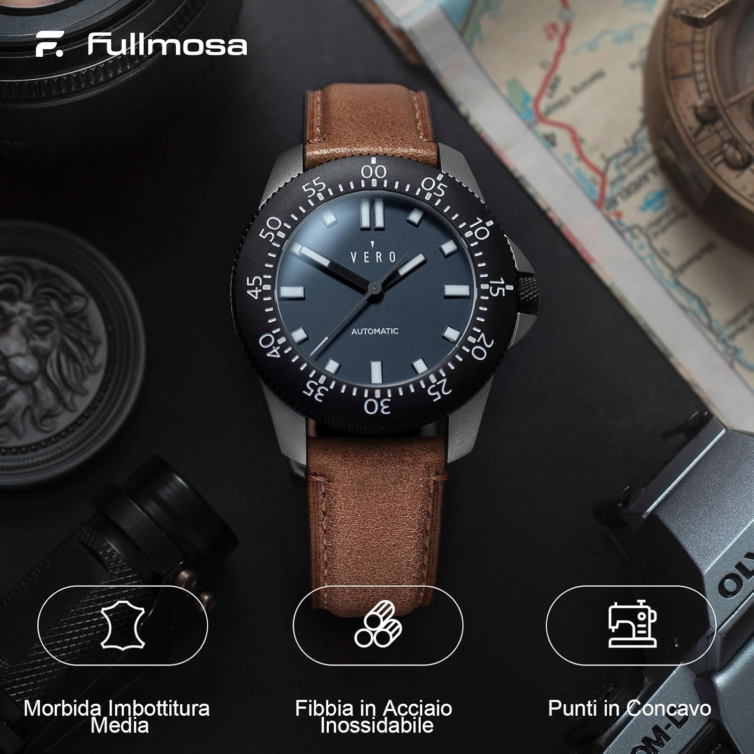 Thumbnail 3 de Fullmosa Cinturino in Pelle 22mm