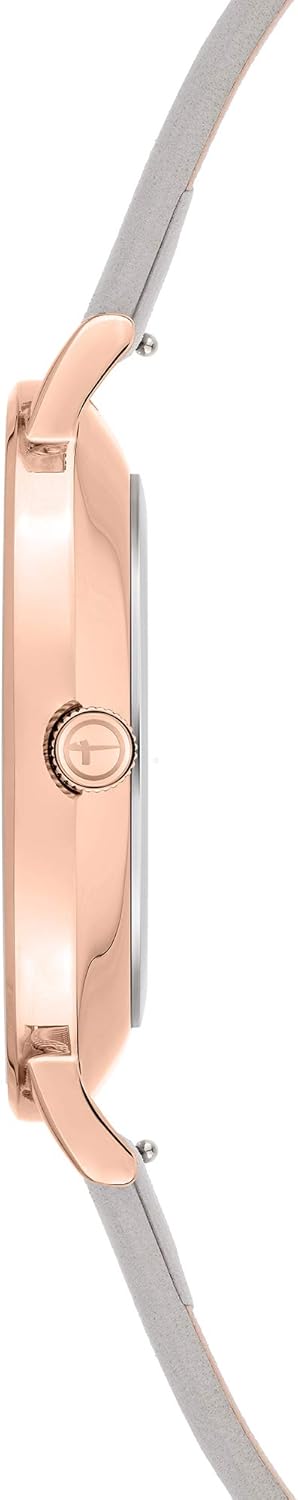 Thumbnail 2 de Tamaris Damenuhr mit Lederband – Runde, schlichte Uhr 36 mm in Roségold
