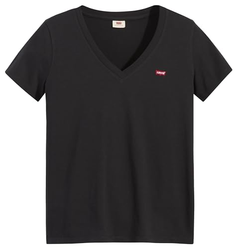 Detalle 2 de Levi's Perfect V-Neck Mujer Caviar - Estilo y Comodidad 😊